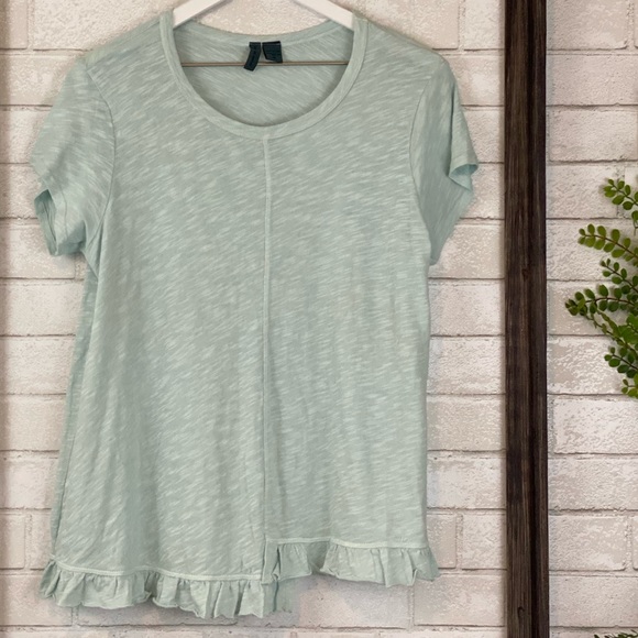 Anthropologie Tops - Anthropologie | Left Of Center | Ruffled Asymmetry